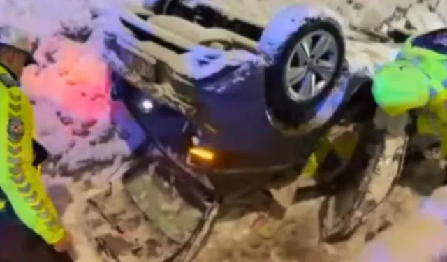 Kahramanmaraş’ta yoğun kar ulaşımı aksattı: Göksun yolunda araç kontrolden çıktı