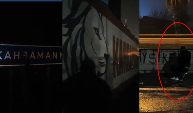 Mersin’den Geldiler Kahramanmaraş’ı Hedef Aldılar: Tabelaları Söktüler, Pankartları Parçaladılar!