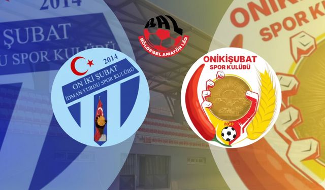 Kahramanmaraş derbisinde kazanan Onikişubatspor oldu