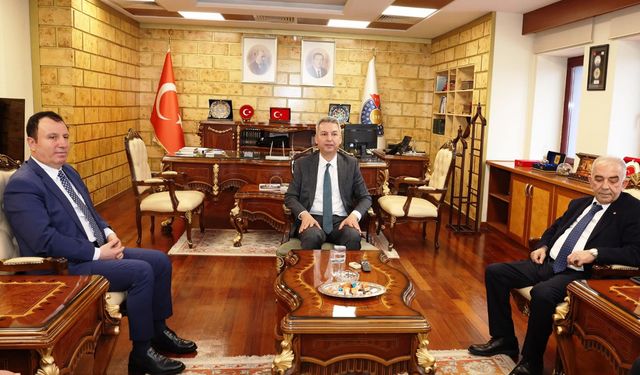 KTB Başkanı Narlı'dan KSÜ Rektörü Prof. Dr. Okumuş’a ziyaret