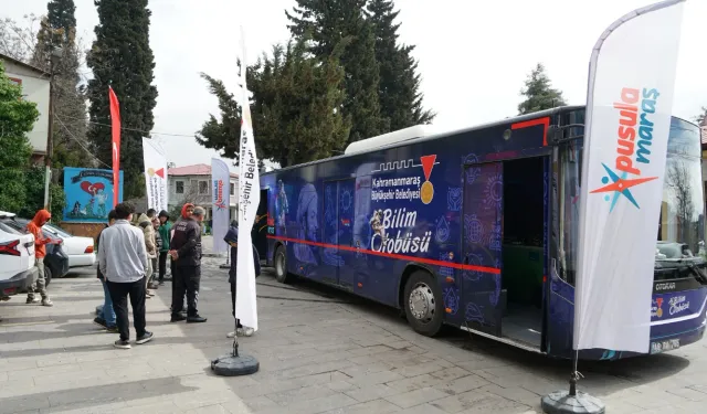 Kahramanmaraş Bilim Otobüsü Çocuk Evleri Sitesi'ni Ziyaret Etti