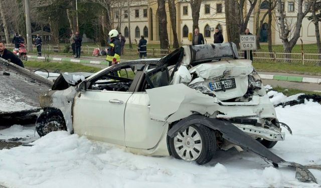 Samsun-Ordu Yolunda Felaket: Zincirleme Kazada Araçlar Alev Topuna Döndü