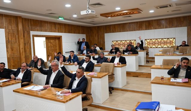 Türkoğlu Belediyesi nisan ayı meclis toplantısı yapıldı