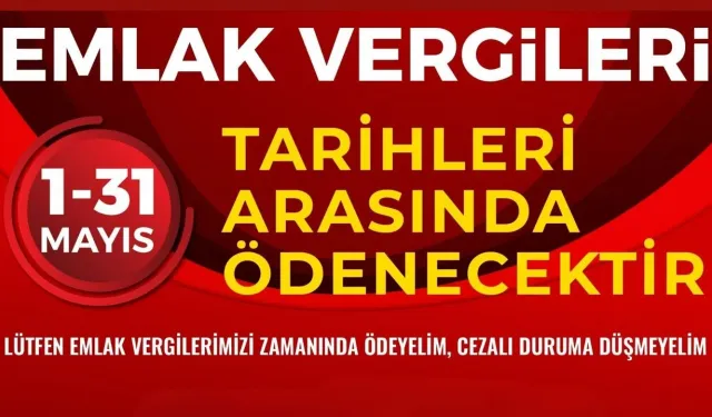 Onikişubat Belediyesi'nden Emlak Vergisi hatırlatması!
