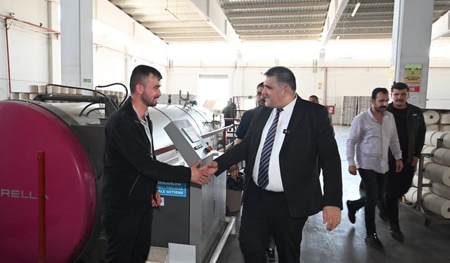 Başkan Karaca Kılılı'da emekçilerle buluştu