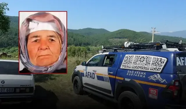 Muğla'da 3 gündür aranan yaşlı kadının cansız bedeni bulundu