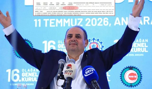 Sendika başkanının maaşı gündem oldu! 1 milyon TL'yi aşan gelir iddiası tartışma yarattı