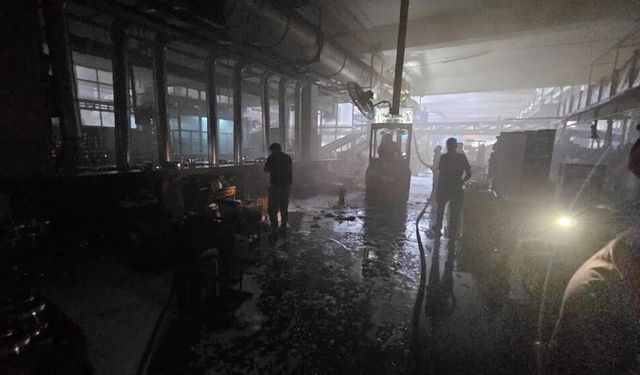 Kahramanmaraş'ta Fabrikada Yangın: İtfaiye Müdahale Etti