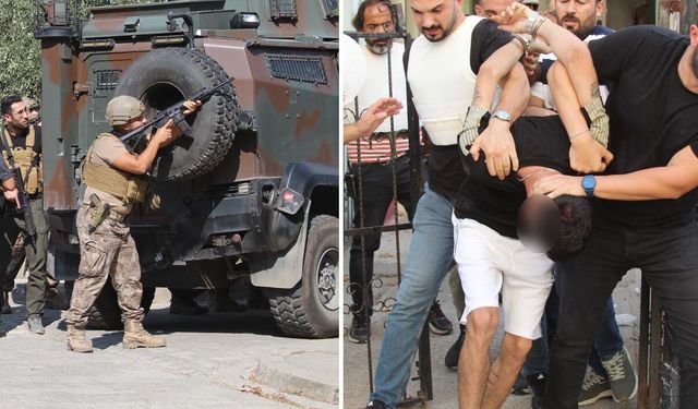 Adana'da cezaevi firarisi polise direndi