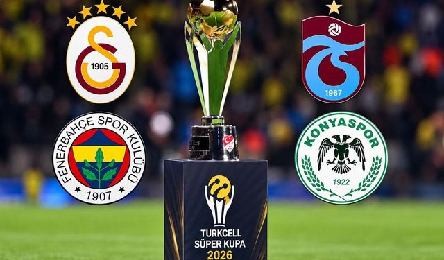 Süper Kupa maç takvimi ve eşleşmeleri açıklandı