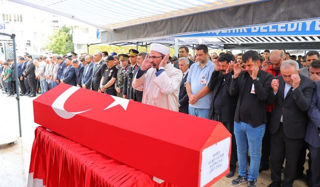 Kahramanmaraşlı şehit Yusuf Güneş'e son görev: Gözyaşları sel oldu