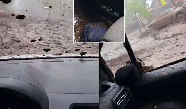 Şili'de Şiddetli Sel: Sürücünün Dehşet Anları Kamerada