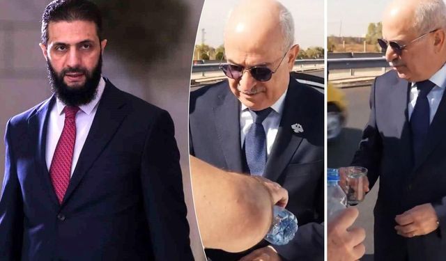 Suriye Bakanı'ndan Bardak Suyla Yol Kalitesi Testi