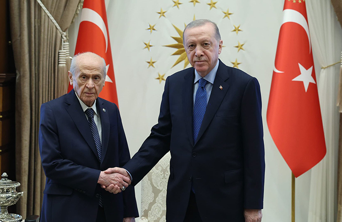 Ankara'da kritik görüşme: Erdoğan ve Bahçeli bir araya geldi!