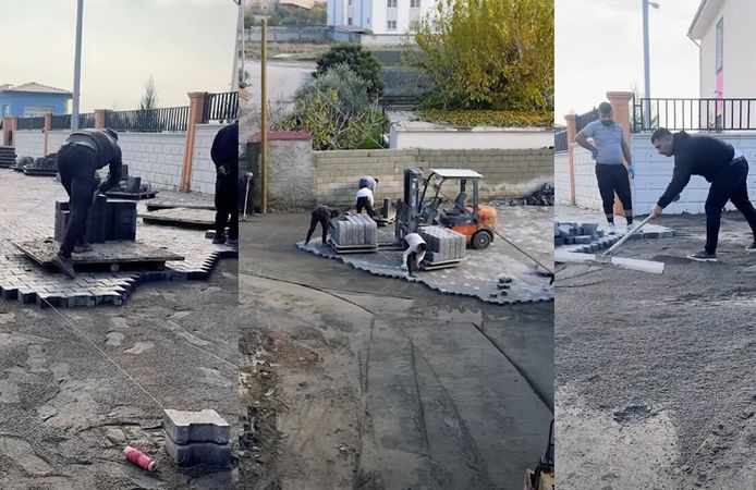 Türkoğlu'nda okul yolu yenilendi, mahallede konfor arttı!