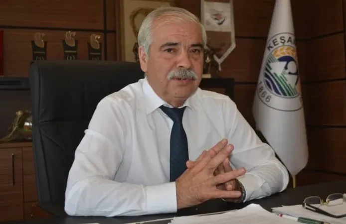 Keşan Belediye Başkanı CHP'den istifa etti
