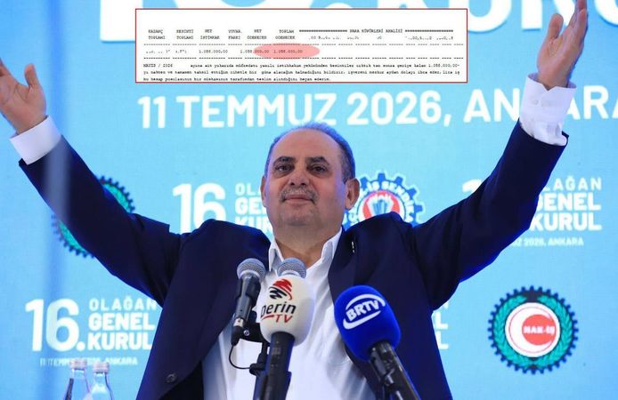 Sendika başkanının maaşı gündem oldu! 1 milyon TL'yi aşan gelir iddiası tartışma yarattı