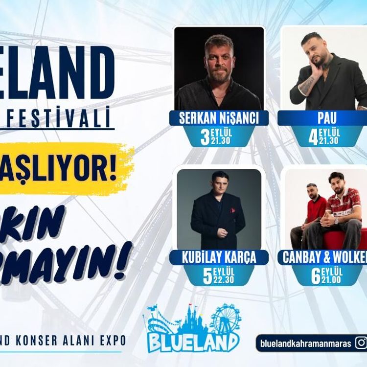 Kahramanmaraş Blueland Gençlik Festivali Başlıyor