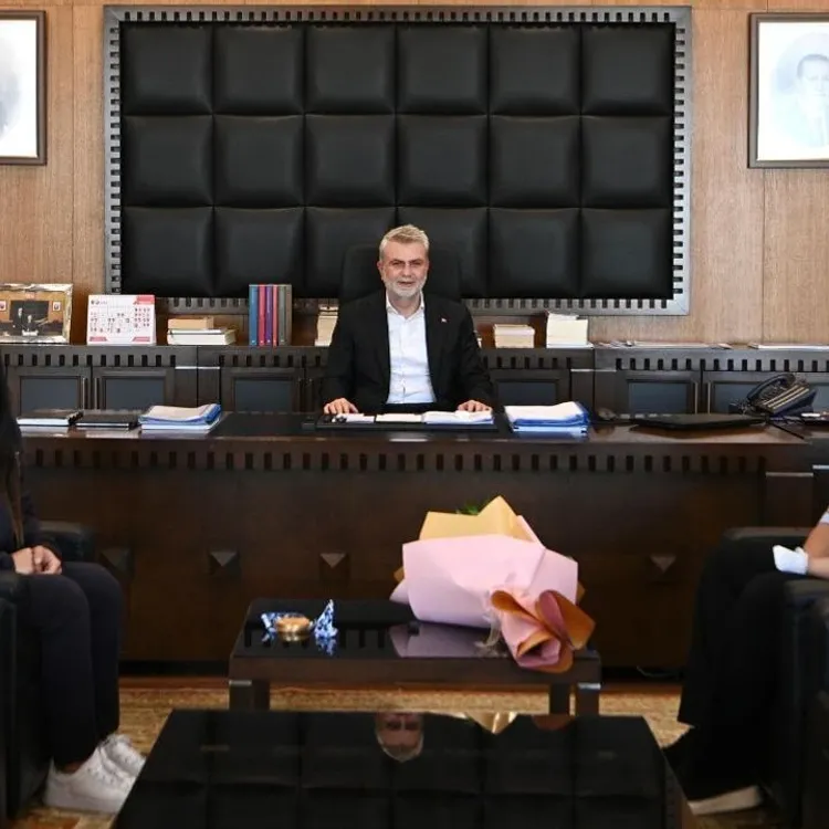 Kahramanmaraş Büyükşehir Belediye Başkanı Görgel Altın Sporcuyu Ağırladı