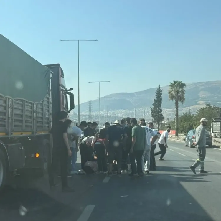 Kahramanmaraş Doğu Çevre Yolu'nda tır yayaya çarptı