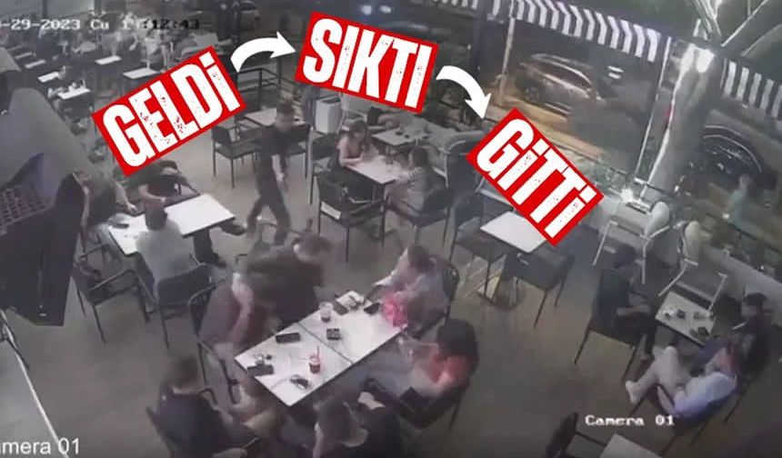 Yer: Adana! Geldi, sıktı, gitti... O anlar kamerada