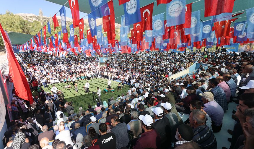 Güreş heyecanı Bertiz Boyalı'da devam ediyor