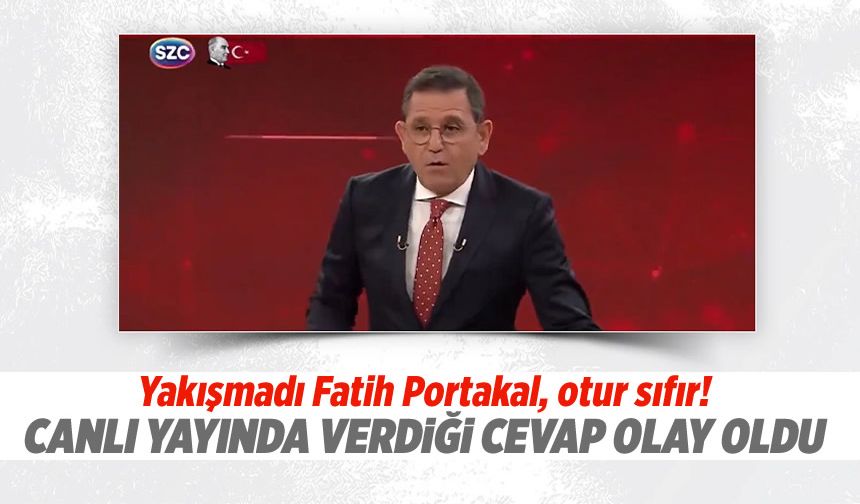 Fatih Portakal'dan sert çıkış: İzleyicisine kızdı, ağzını bozdu!