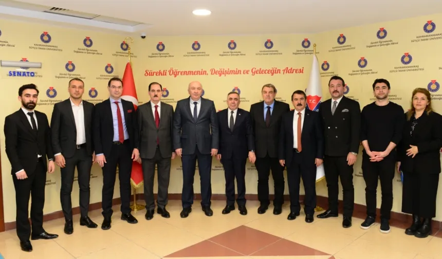 Kahramanmaraş'ta akademik işbirliği: KSÜ ve Hazar Üniversitesi güçlerini birleştirdi!