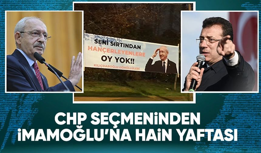 Sokaklarda Kılıçdaroğlu afişleri: Oy moy yok!