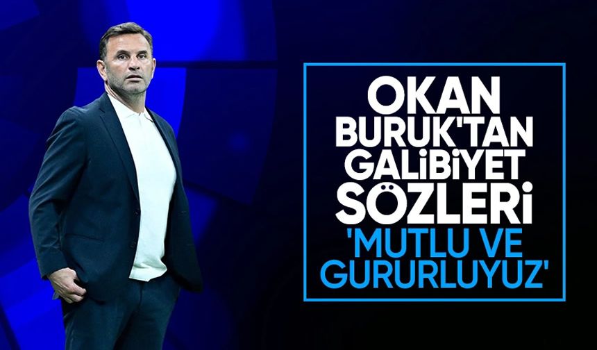 Okan Buruk'dan farklı Adana Demirspor galibiyeti açıklaması