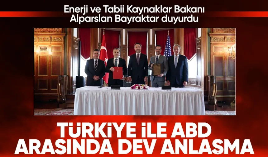 Türkiye ve ABD arasında dev anlaşma! Bakan Bayraktar ayrıntıları açıkladı