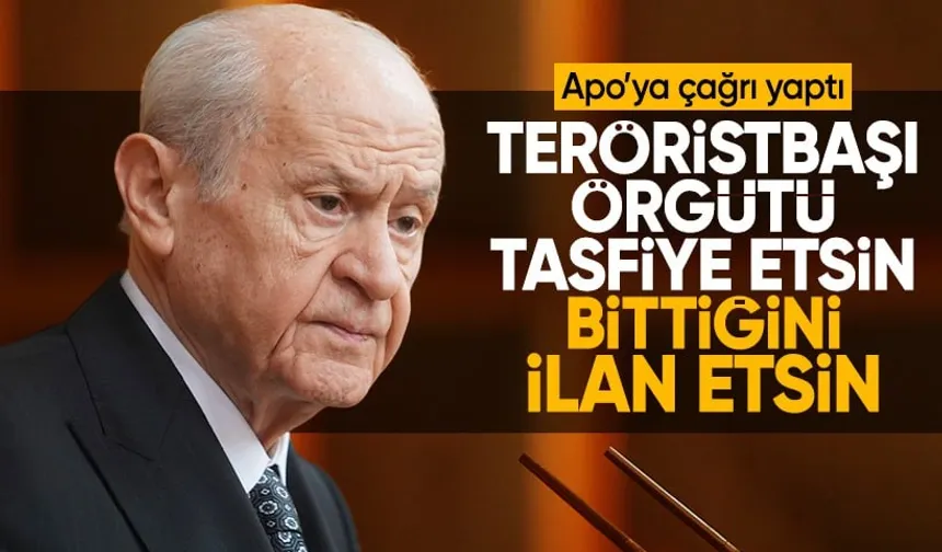 Bahçeli: "Teröristbaşı Örgütün Sonunu İlan Etsin!"