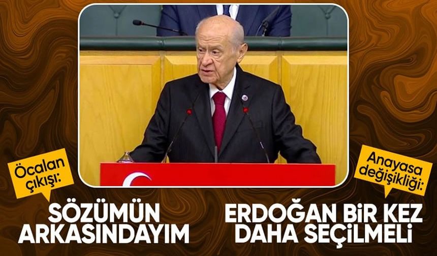 Devlet Bahçeli'den grup toplantısında dikkat çeken sözler söyledi