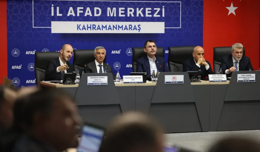 Kahramanmaraş'ta ev ve iş yerleri teslim edildi! Murat Kurum bölgede inceleme yapıyor