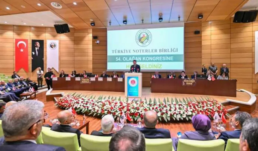 Başkan Görgel, Türkiye Noterler Birliği'nin Yeni Başkanını Tebrik Etti