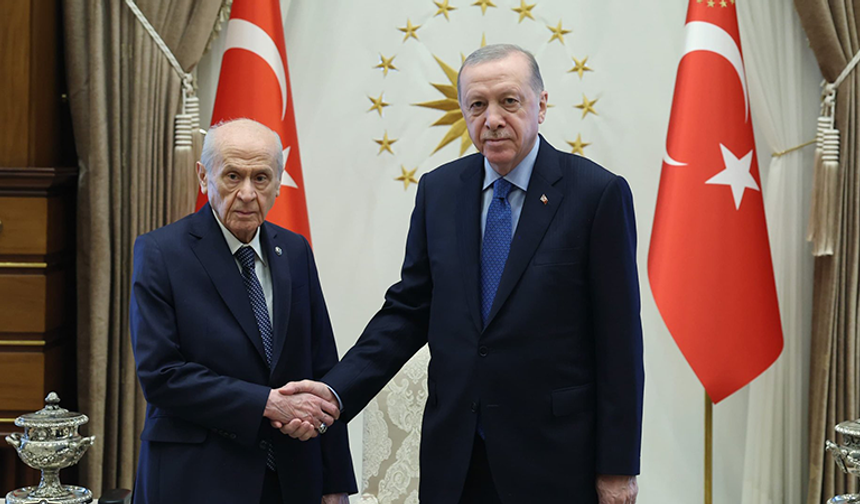 Ankara'da kritik görüşme: Erdoğan ve Bahçeli bir araya geldi!