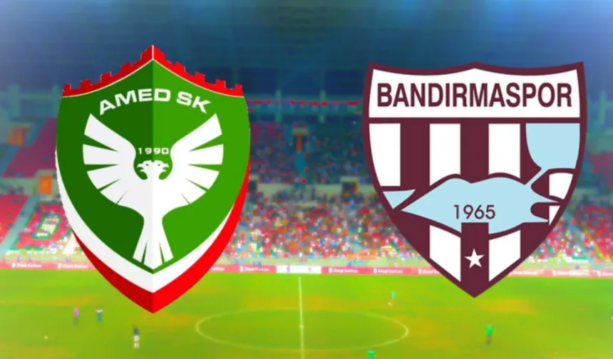 Amedspor-Bandırmaspor CANLI nereden izlenir? Şifresiz maç başlıyor