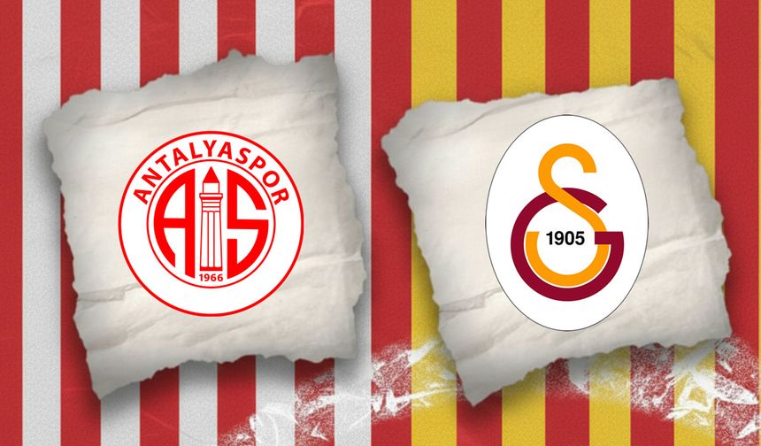Antalyaspor-Galatasaray maçı nerede izlenir, hangi kanalda? Canlı yayın bilgileri belli oldu