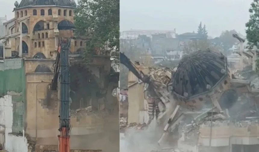 Kahramanmaraş’ta Asırlık Arasa Camii’nin Yıkımı Tamamlandı