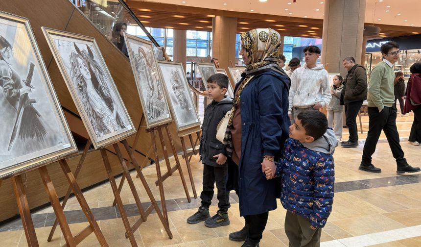 Kahramanmaraş’ta Sanat Dolu Günler: Karakalem ve Akrilik Sergisi Açıldı