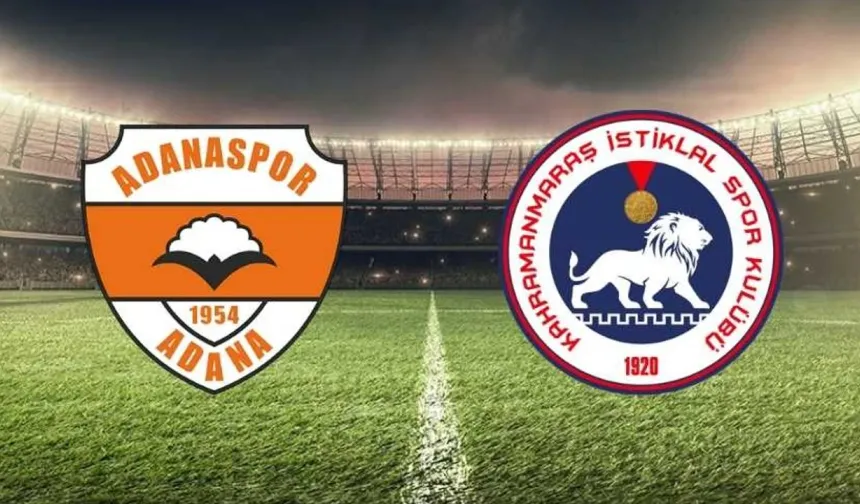 Kahramanmaraş İstiklalspor maçı hangi kanalda, canlı nereden izlenir, saat kaçta? Adanaspor karşısında 3 puan peşinde