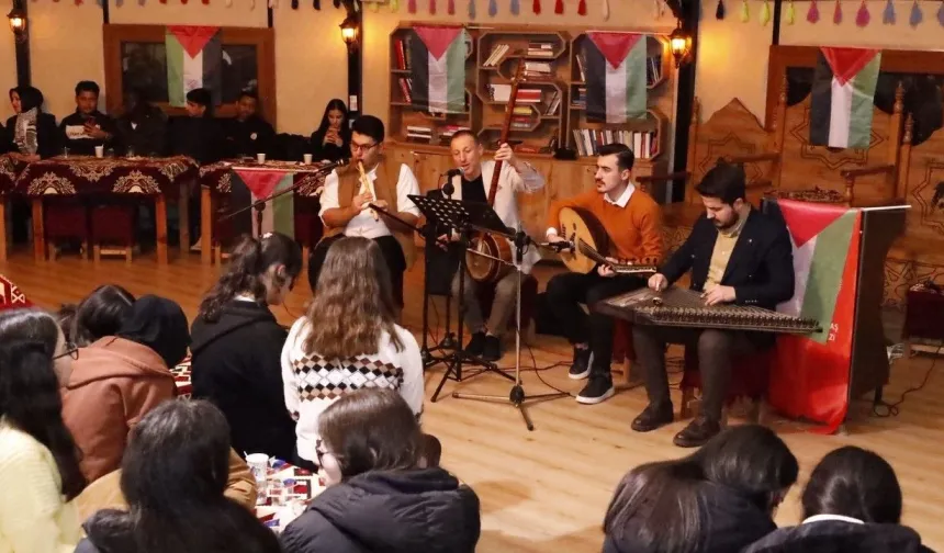 Onikişubat’ta Filistin Rüzgarı: Şiir ve Musikiyle Destek Mesajı