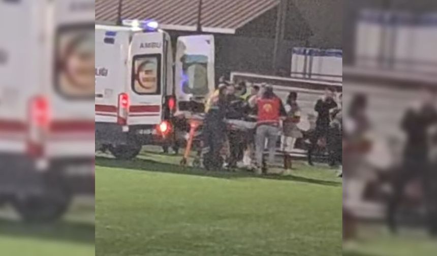 Kahramanmaraş'taki maçta korkutan olay: Futbolcunun köprücük kemiği kırıldı