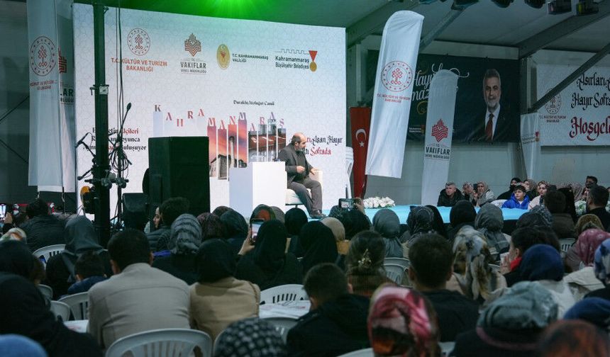 Ömer Demirbağ Kahramanmaraş Ramazan Etkinliklerinde: "Ramazan Bir Diriliş Mevsimidir"