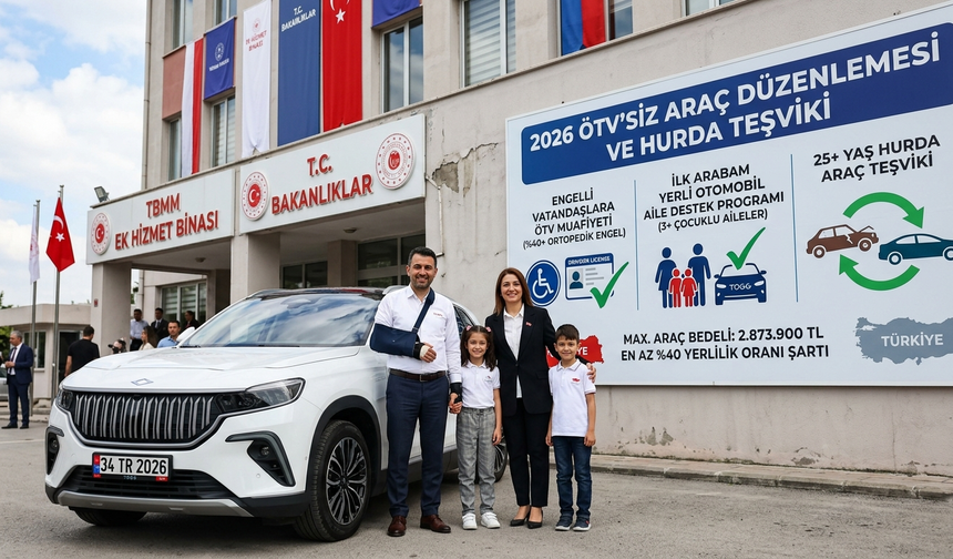 2026 ÖTV'siz Araç Düzenlemesi Meclis'ten Geçti: Kimler Faydalanabilecek?