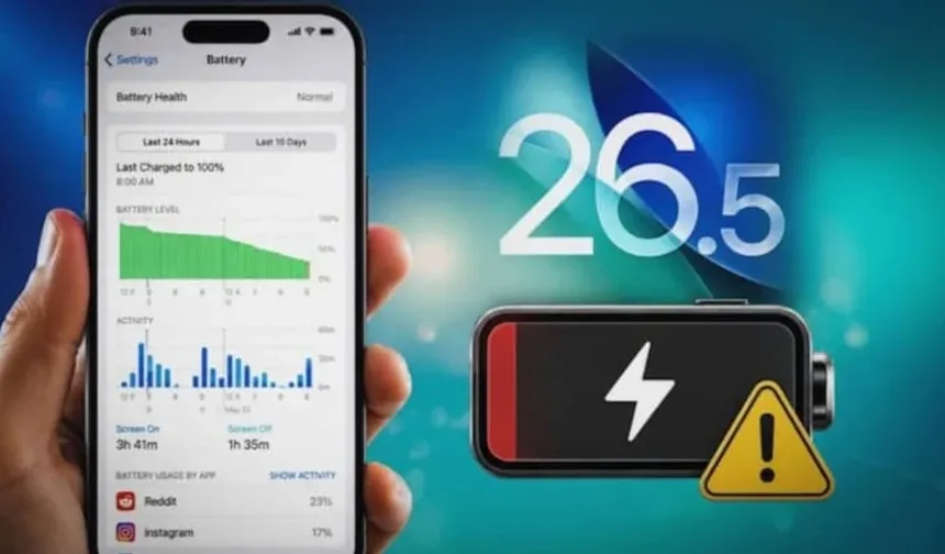 iPhone Şarjı Neden Çabuk Bitiriyor? iOS 26.5 Pil Sorunu ve Çözümü