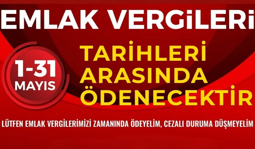 Onikişubat Belediyesi'nden Emlak Vergisi hatırlatması!