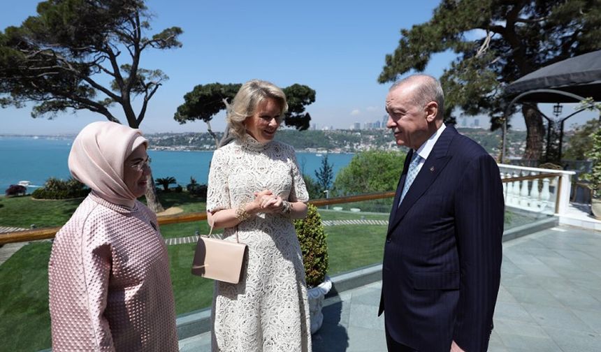 İstanbul'da Dev Zirve: Erdoğan Belçika Kraliçesi Mathilde'i Kabul Etti