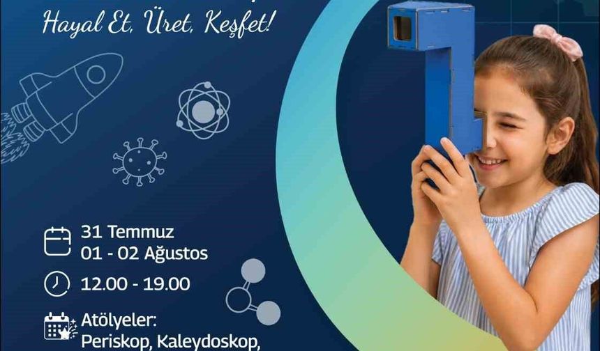 Erzurum’da Çocuklar İçin Ücretsiz TÜBİTAK Bilim Şenliği