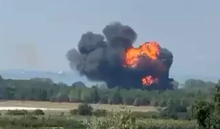 Yalova’da F-16 düştü! Pilot uçaktan atlayarak kurtuldu